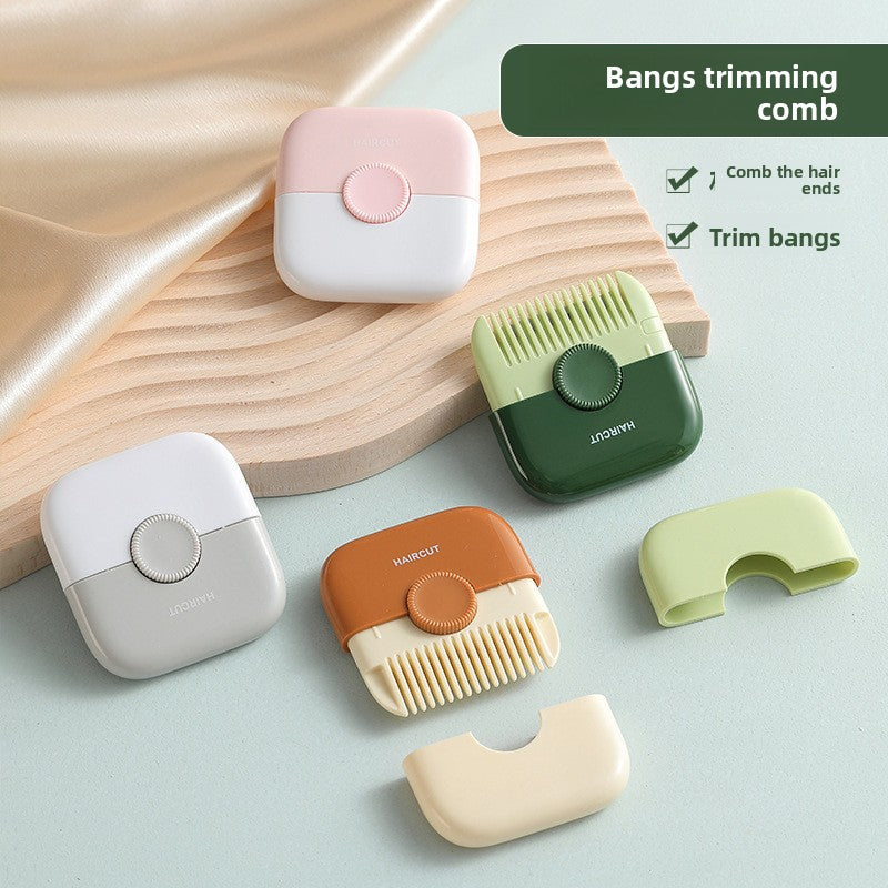 Portable Hair Trimming Comb for Bangs and Split Ends