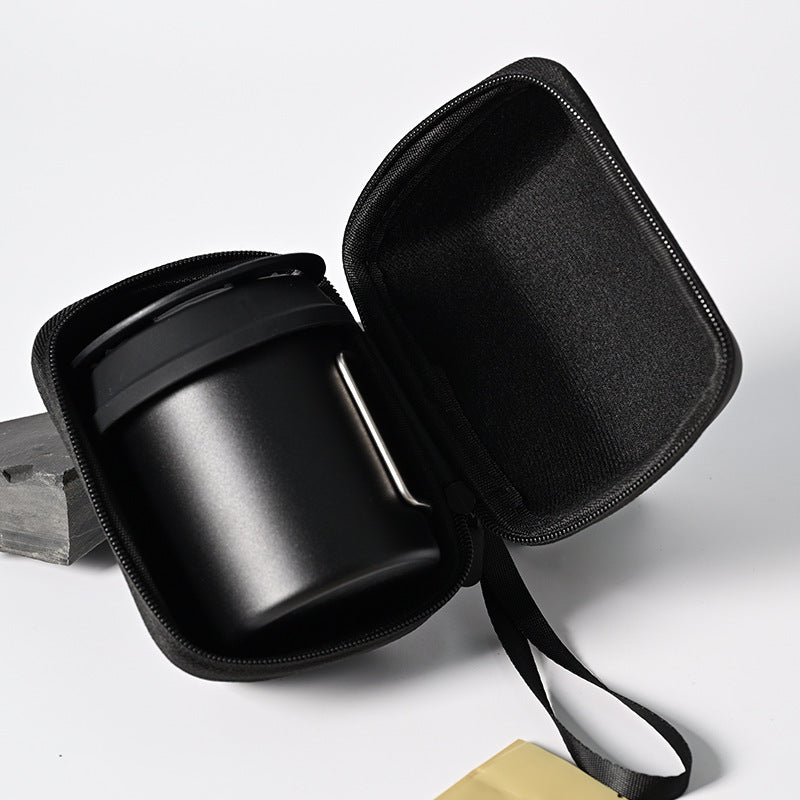 Portable Hand-Brewed Coffee Set with Silicone Filter Cup