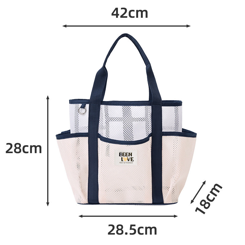 Portable hand-held grid bag