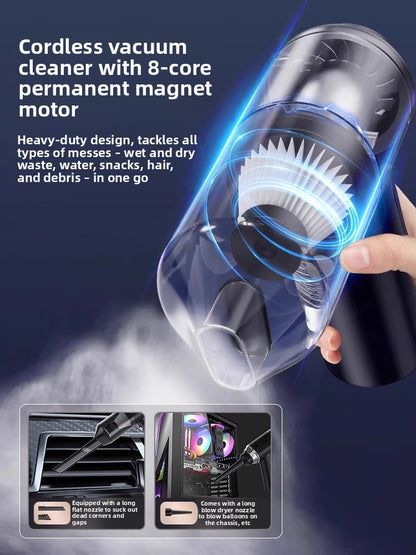 Portable Handheld Car Vacuum Cleaner with Blowing Function
