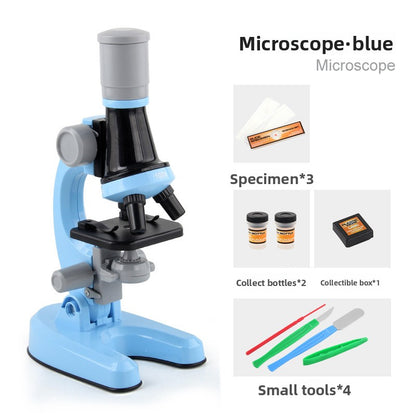 Portable handheld experimental kit for microscopes