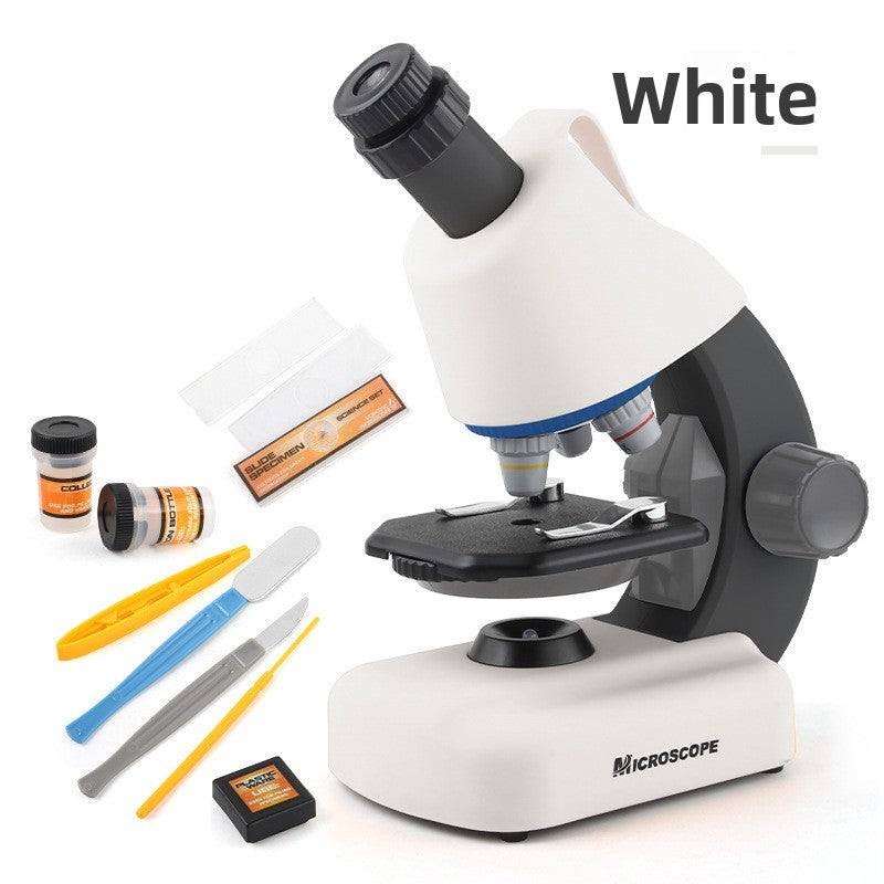 Portable handheld experimental kit for microscopes