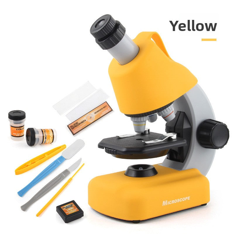 Portable handheld experimental kit for microscopes