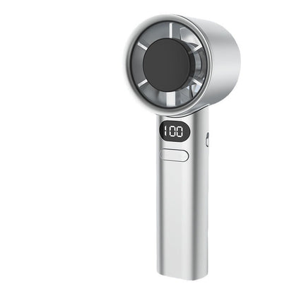 Portable Handheld Fan with LED Display and 120-Speed Adjustment