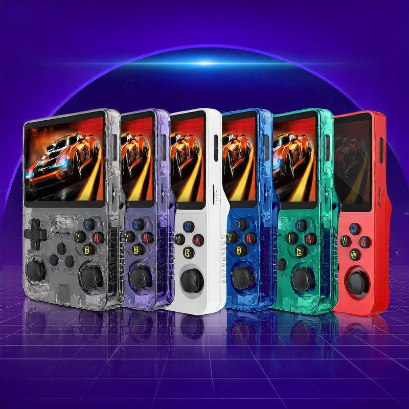 Portable handheld game console