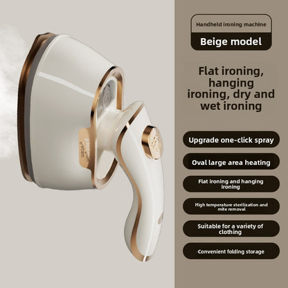 Portable Handheld Garment Steamer with Multi-Voltage Support