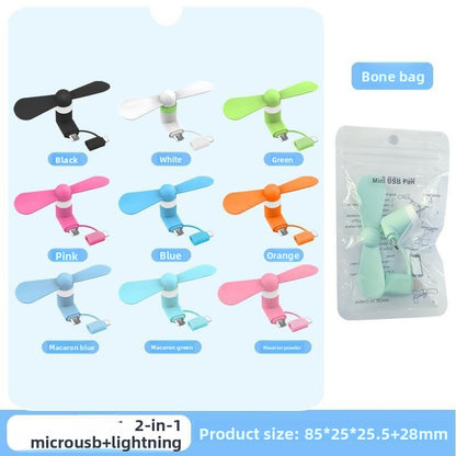 Portable handheld mini fan