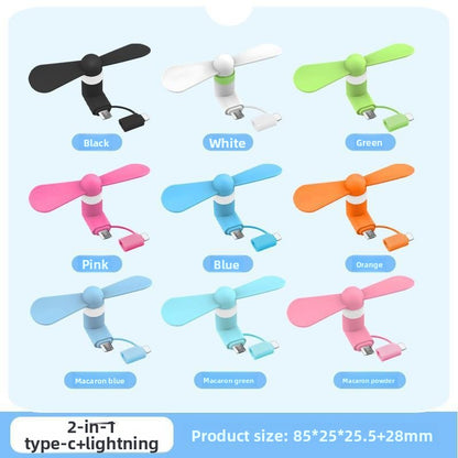 Portable handheld mini fan