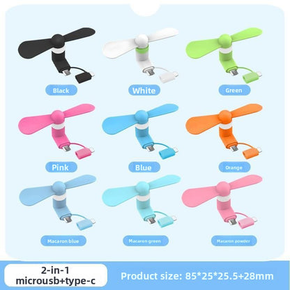 Portable handheld mini fan