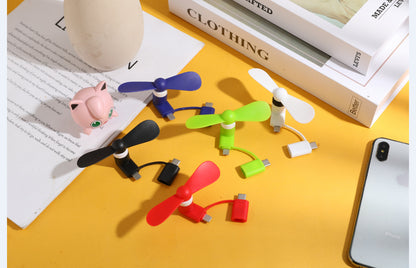Portable handheld mini fan