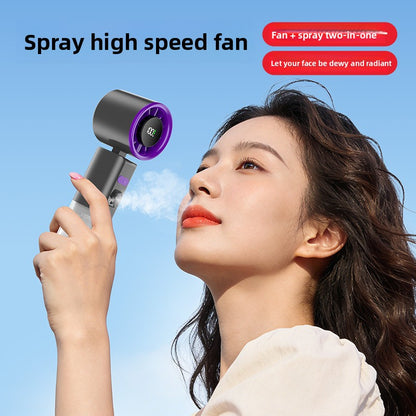 Portable Handheld Misting Fan with USB Charging