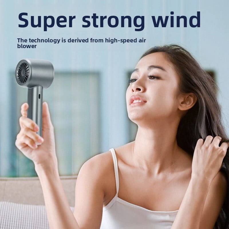 Portable Handheld Turbo Fan with Stepless Speed Control