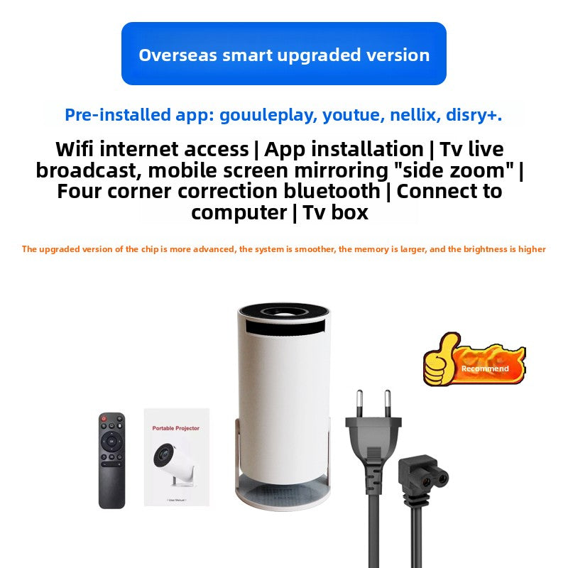 Portable HD Smart Projector with WiFi