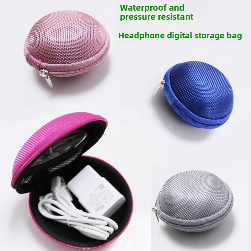 Portable Headphone Storage Organizer Bag