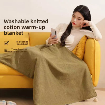 Portable heated blanket