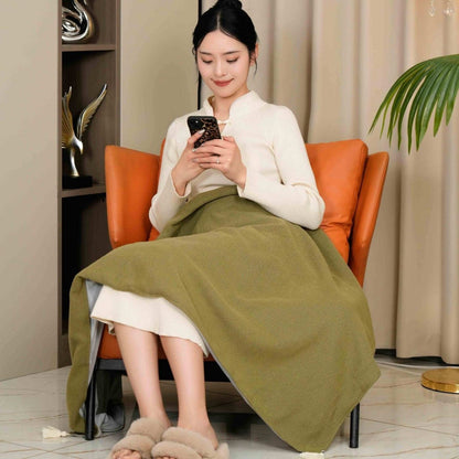 Portable heated blanket