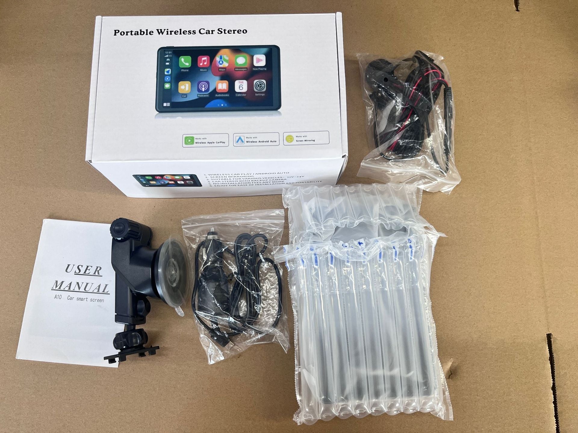 Portable high-definition reversing camera dashcam