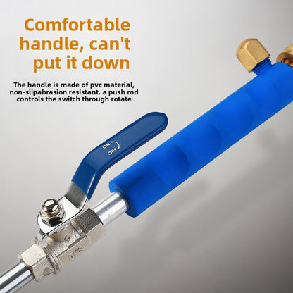 Portable high-pressure car washing nozzle
