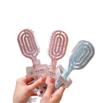 Portable Hollow Rib Hair Styling Comb for Voluminous Curls