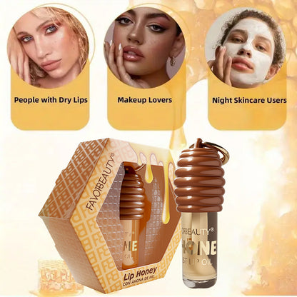 Portable honeycomb lip gloss