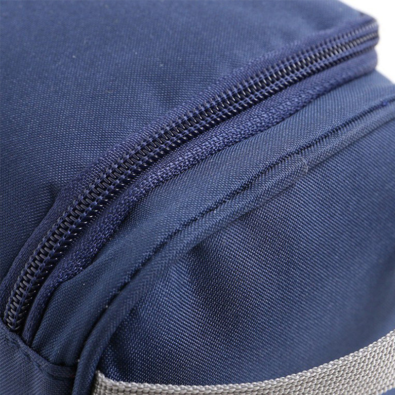 Portable hook-up toiletry bag for traveling men