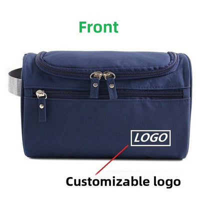 Portable hook-up toiletry bag for traveling men