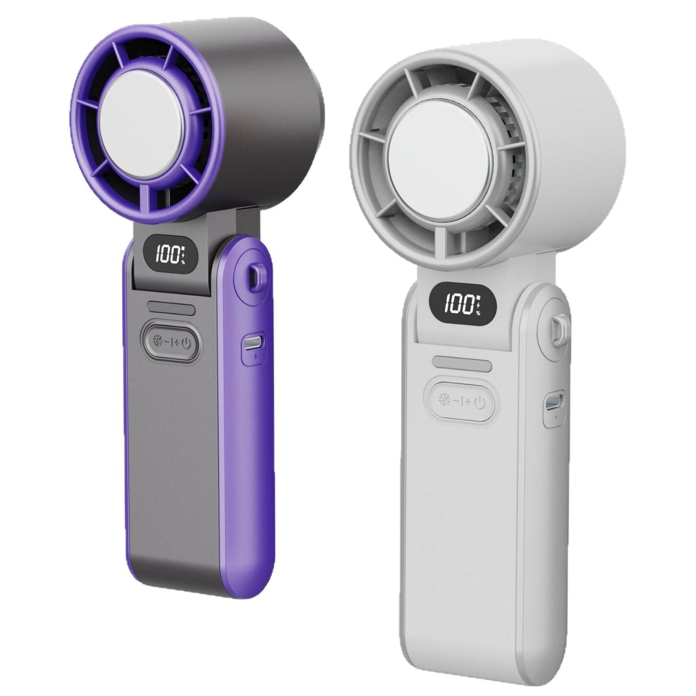 Portable Ice Compression Digital Display Fan