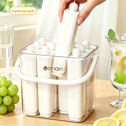 Portable ice container ice maker ice cube tray