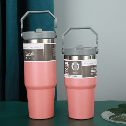 Portable ice cup for outdoor use