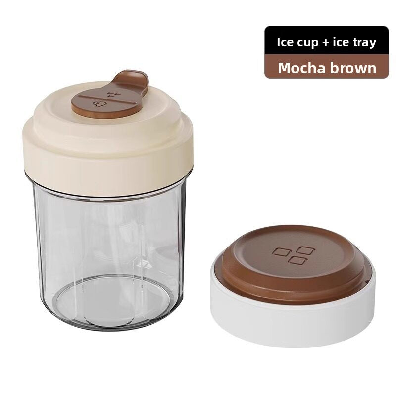 Portable Ice Making Cup with Straw