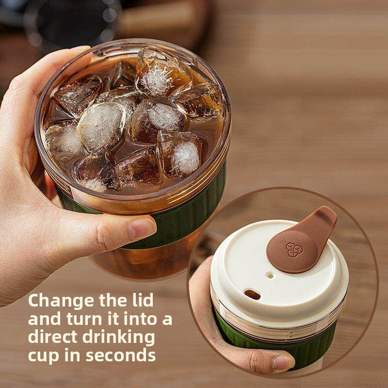 Portable Ice Making Cup with Straw