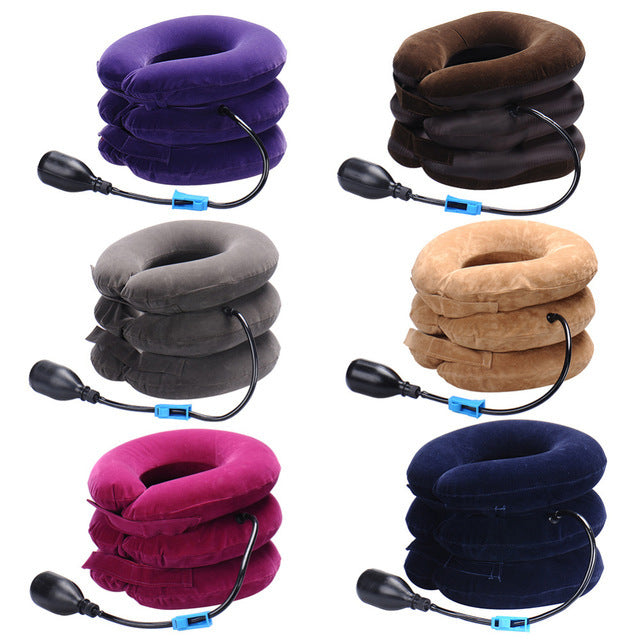 Portable Inflatable Cervical Traction Collar