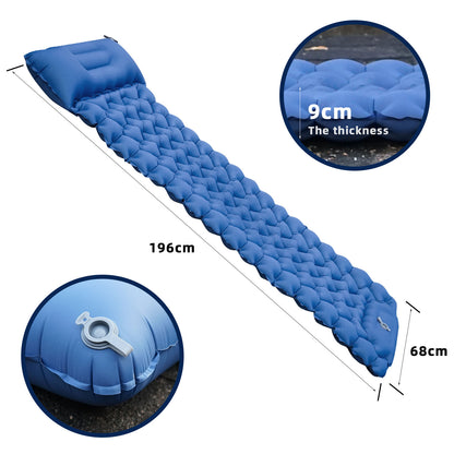Portable Inflatable Mattress with Built-in Pump