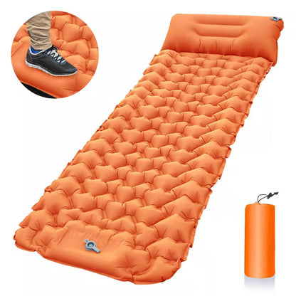 Portable Inflatable Mattress with Built-in Pump