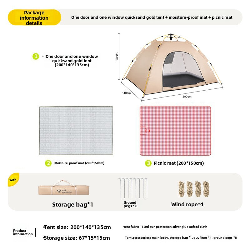 Portable Instant Pop Up Camping Tent
