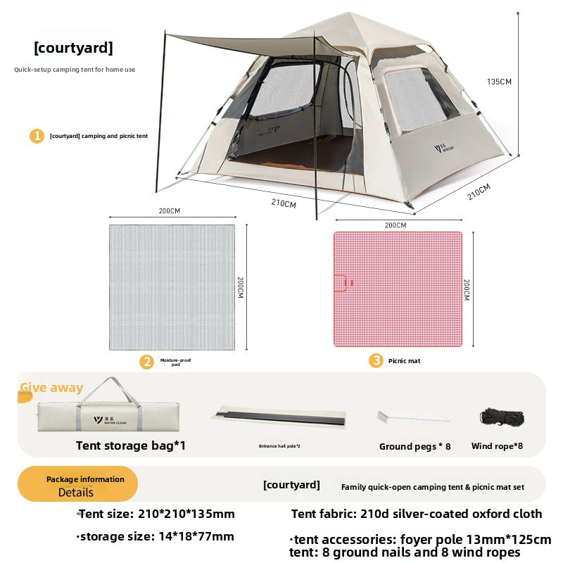 Portable Instant Pop Up Camping Tent