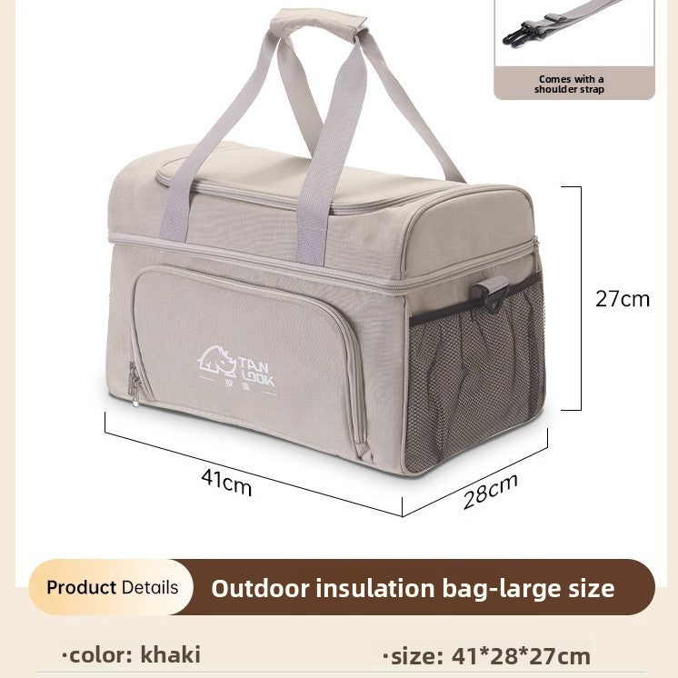 Portable Insulated Cooler Bag Large Capacity