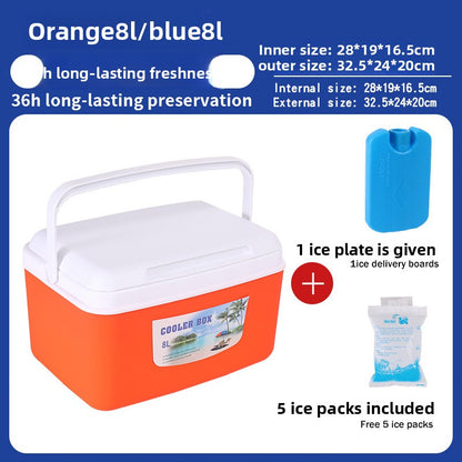 Portable Insulated Cooler Box for Outdoor Use