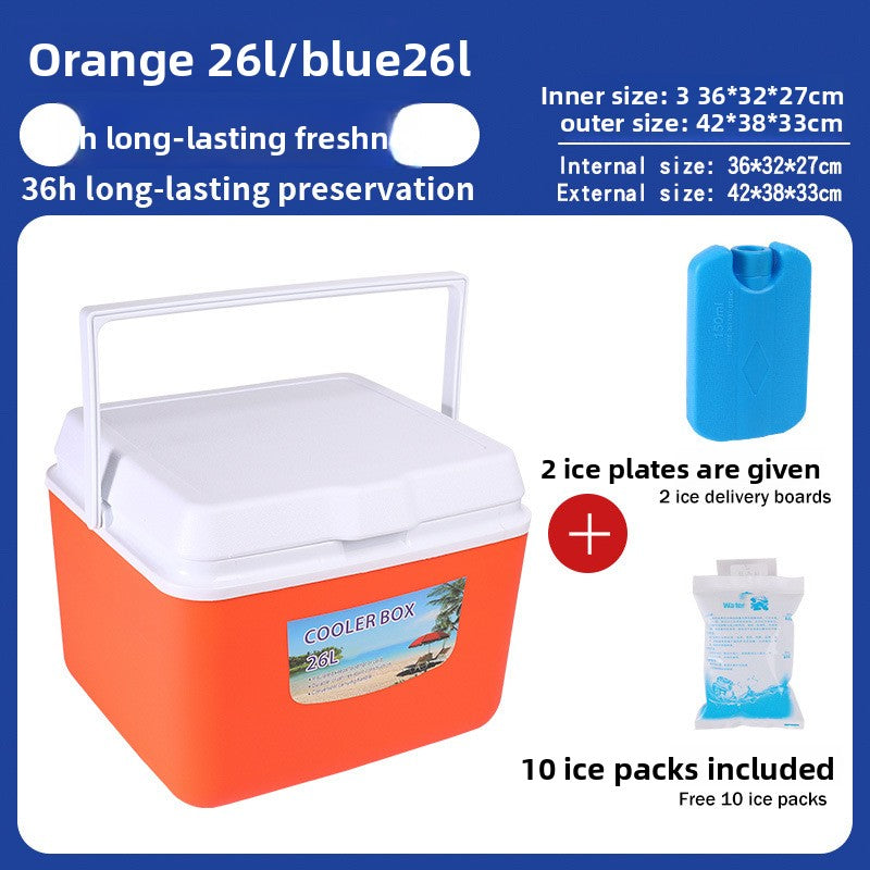 Portable Insulated Cooler Box for Outdoor Use