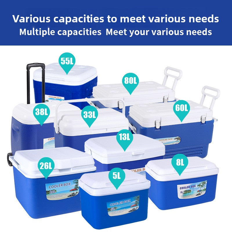 Portable Insulated Cooler Box for Outdoor Use