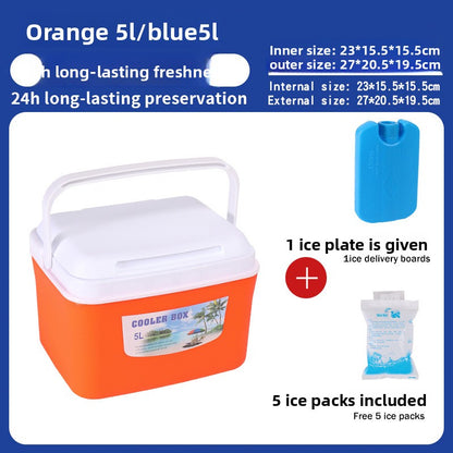 Portable Insulated Cooler Box for Outdoor Use