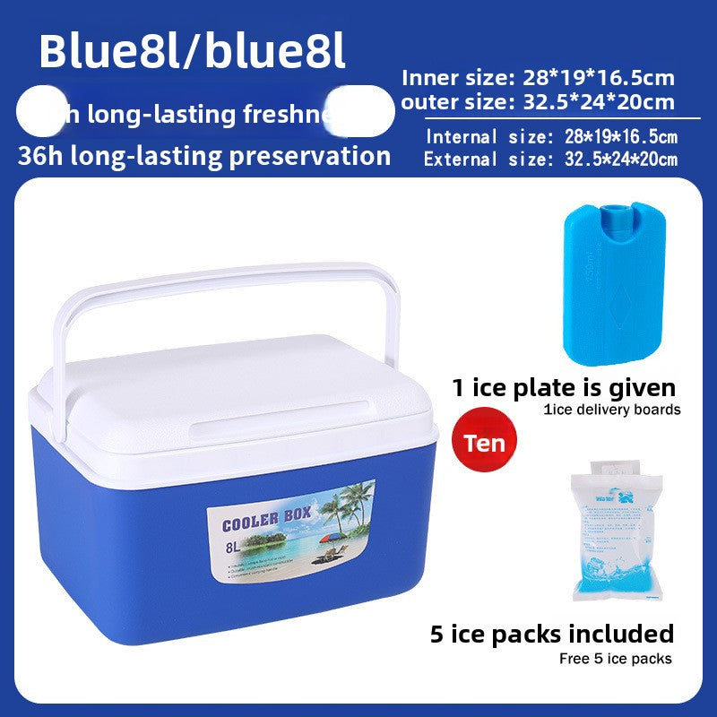 Portable Insulated Cooler Box for Outdoor Use