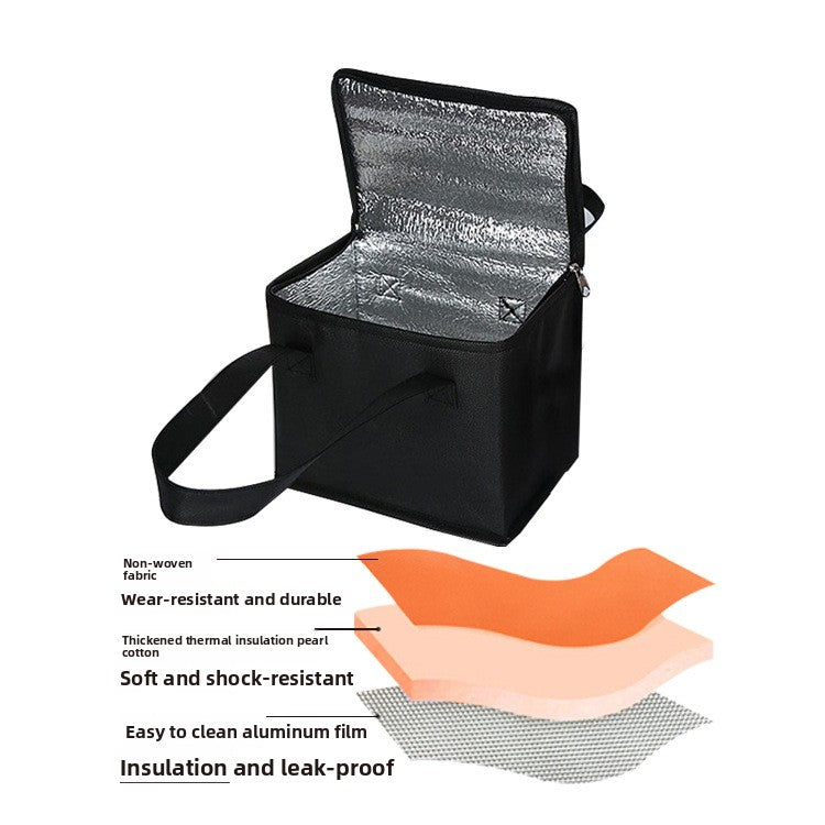 Portable Insulated Food Bag with Aluminum Foil