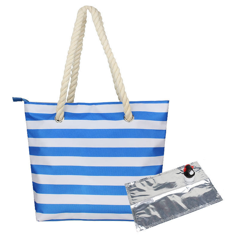 Portable Insulated Wine Cooler Bag for Outdoor Use