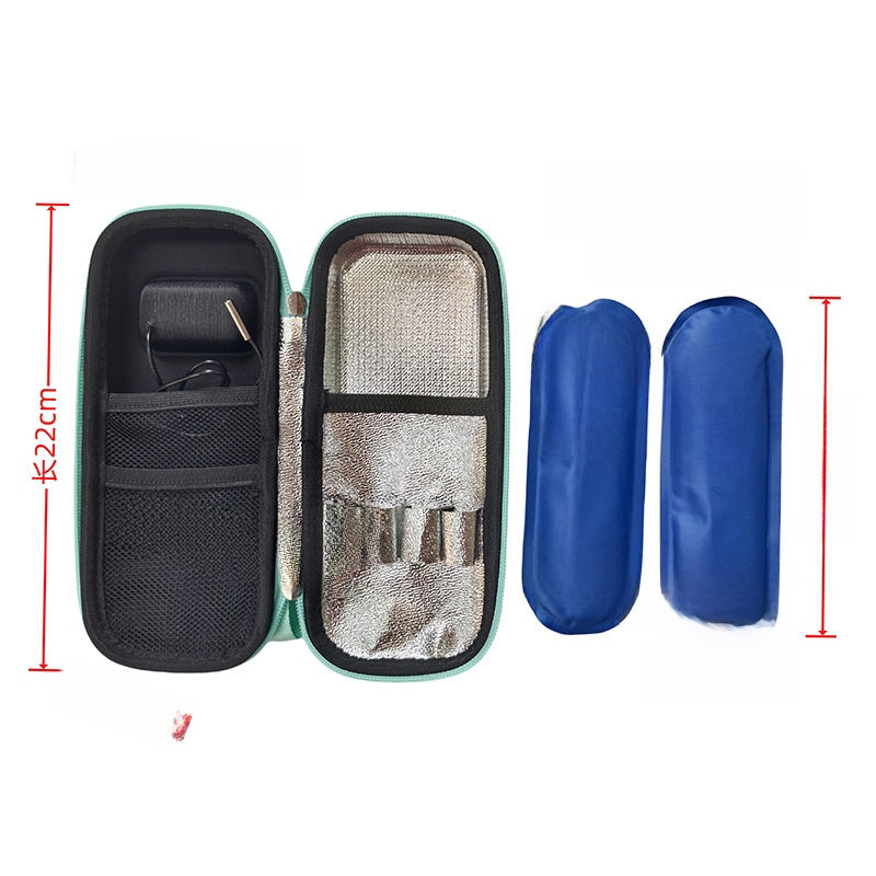 Portable Insulin Cooler with Temperature Display