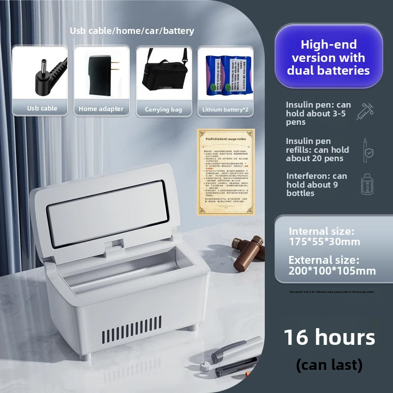 Portable Insulin Refrigeration Cooler Box