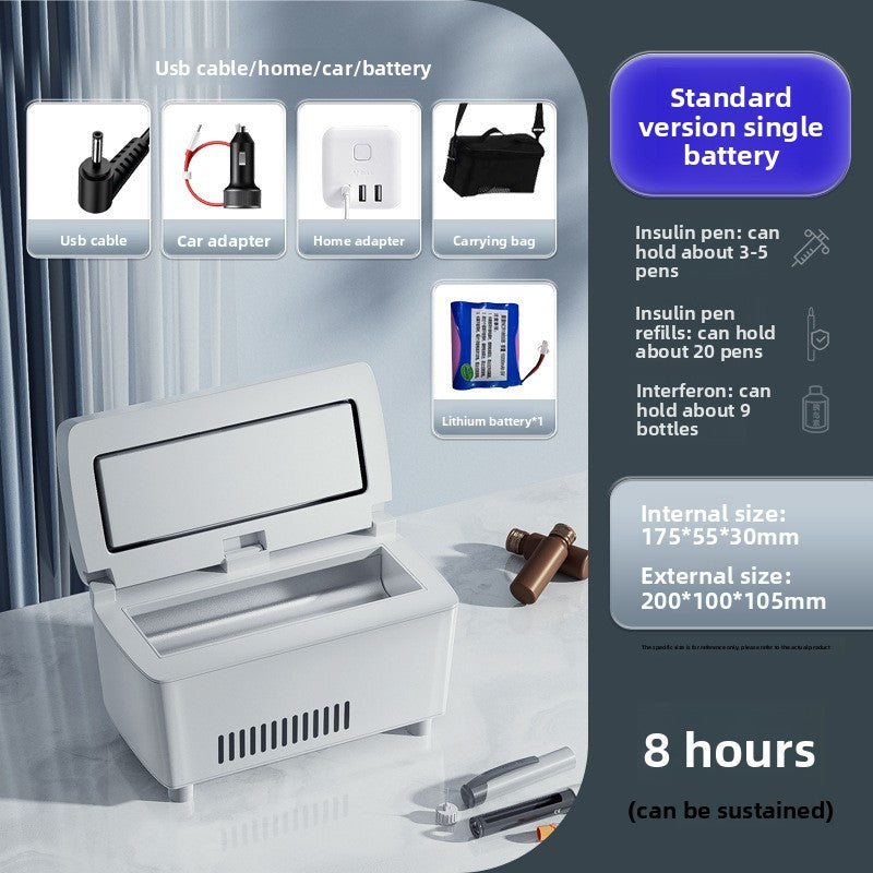 Portable Insulin Refrigerator Car Home Medical Cooler Box