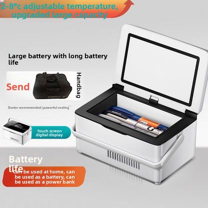 Portable Insulin Vaccine Refrigerator Box