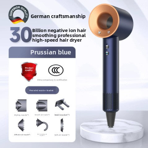 Portable Intelligent Temperature Control High-Speed Hair Dryer
