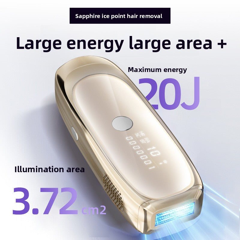 Portable IPL Hair Removal Device with Sapphire Ice Technology